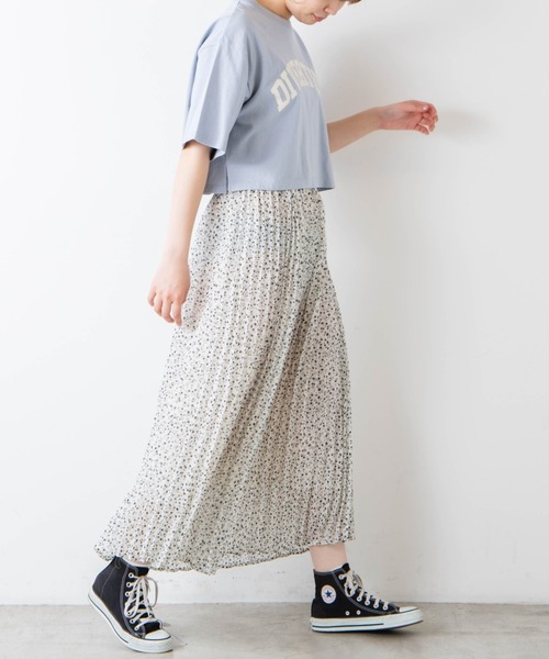 WEGO(ウィゴー)の「WEGO/【ZOZOTOWN&一部店限定】ベルト付きプリーツロングスカート(スカート・レディース・ブラック/アニマル/その他1/マルチ・FREE)」の12枚目の写真