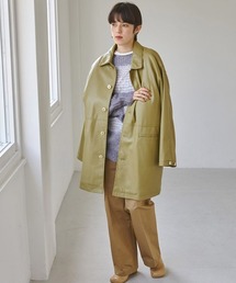 TODAYFUL(トゥデイフル)】Ecoleather Over Jacket/エコレザーオーバー 