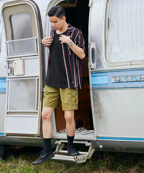 BARK MANHATTAN（バークマンハッタン）の「サーマルオーバーロングワッフルタンクトップ（タンクトップ・メンズ・パープル系その他/チャコール/グリーン系その他/ブルー系その他/ヘザーグレー/アイボリー/カーキ/ネイビー/ベージュ/ブラック・S/M/L）」の11枚目の写真