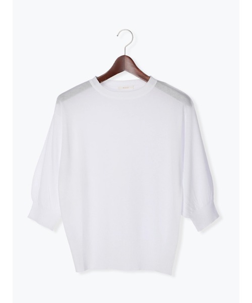 Te chichi（テチチ）の「ボリューム袖ニットプルオーバー（ニット/セーター・レディース・ベージュ/オフホワイト/ブラック/グレー・ﾌﾘ-）」の18枚目の写真