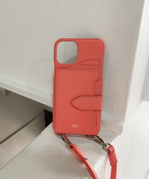 【iphoneX/Xs/11pro対応】ミラーカード付スマホケース