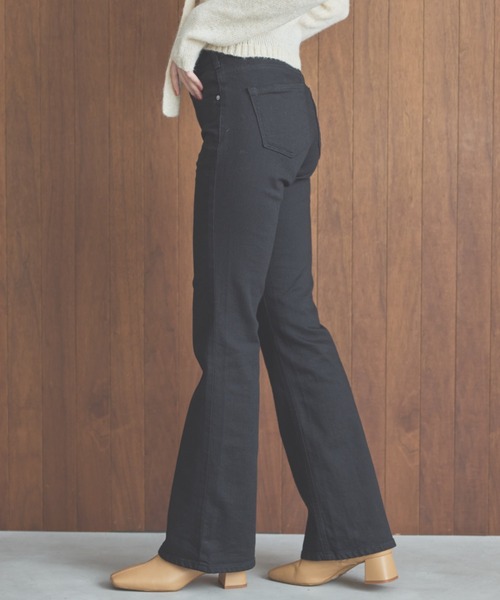 SOMETHING/サムシング LISA フレアデニムパンツ【日本製】（デニム