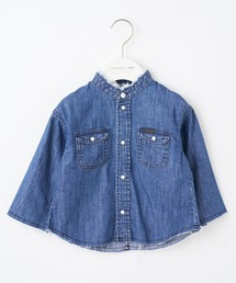 Lee（リー）の「【KIDS】【Lee×CIAOPANIC TYPY】ダメージデニムBIGシャツ（シャツ/ブラウス・キッズ）」