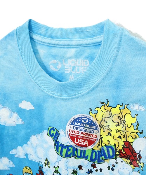 LIQUID BLUE（リキッドブルー）の「LIQUID BLUE/リキッドブルー　Print TEE（Tシャツ/カットソー・メンズ・ホワイト/ネイビー/ブルー・MEDIUM/LARGE）」の4枚目の写真