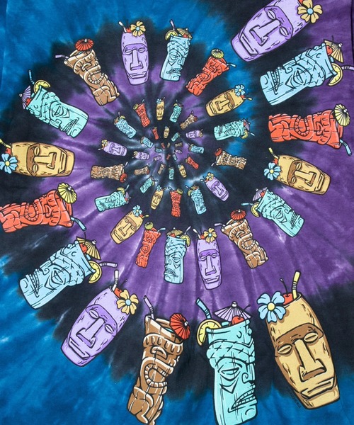 LIQUID BLUE（リキッドブルー）の「LIQUID BLUE/リキッドブルー　Print TEE（Tシャツ/カットソー・メンズ・ホワイト/ネイビー/ブルー・MEDIUM/LARGE）」の6枚目の写真