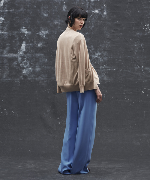 Drawer（ドゥロワー）の「＜Drawer（ドゥロワー）＞ シルクジョーゼットバックギャザーパンツ（その他パンツ・レディース・ピンク/コバルトブルー・36/34/40/38）」の13枚目の写真