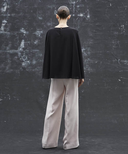 Drawer（ドゥロワー）の「＜Drawer（ドゥロワー）＞ シルクジョーゼットバックギャザーパンツ（その他パンツ・レディース・ピンク/コバルトブルー・36/34/40/38）」の14枚目の写真