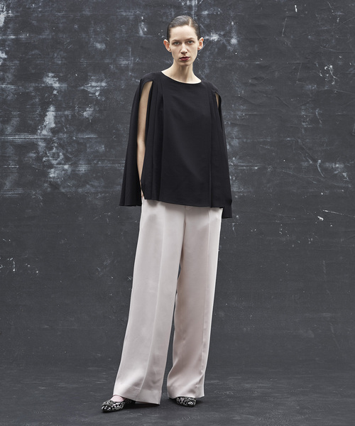 Drawer（ドゥロワー）の「＜Drawer（ドゥロワー）＞ シルクジョーゼットバックギャザーパンツ（その他パンツ・レディース・ピンク/コバルトブルー・36/34/40/38）」の15枚目の写真