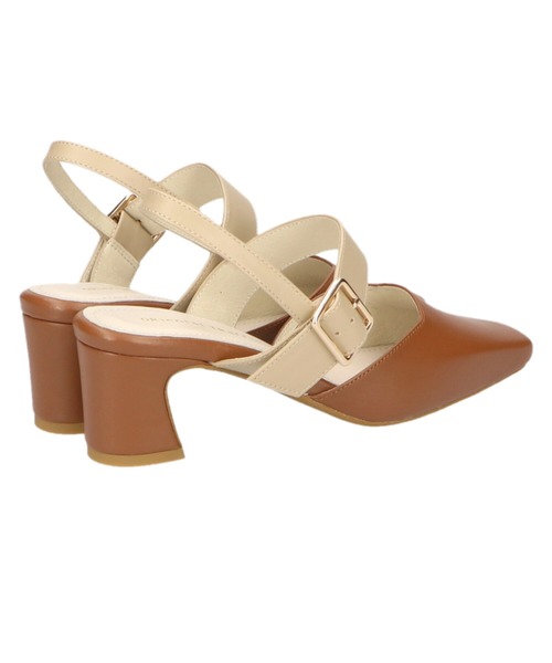 ORiental TRaffic（オリエンタルトラフィック）の「スクエアトゥバックルベルトパンプス/11309（パンプス・レディース・ホワイト/グレー/キャメル/ブラック・37/34/36/42/35/41/39/40/38/33/43）」の21枚目の写真
