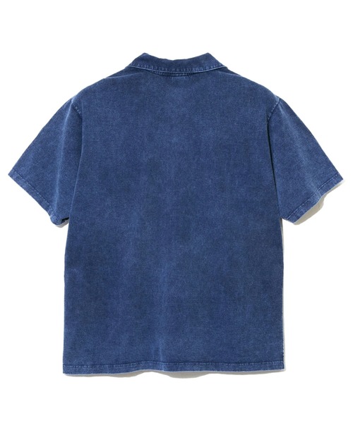 Good On（グッドオン）の「Good On/グッドオン　S/S OPEN TEE SHIRTS INDIGO SHAVE（シャツ/ブラウス・メンズ・ブルー系その他・MEDIUM/LARGE/X-LARGE）」の5枚目の写真