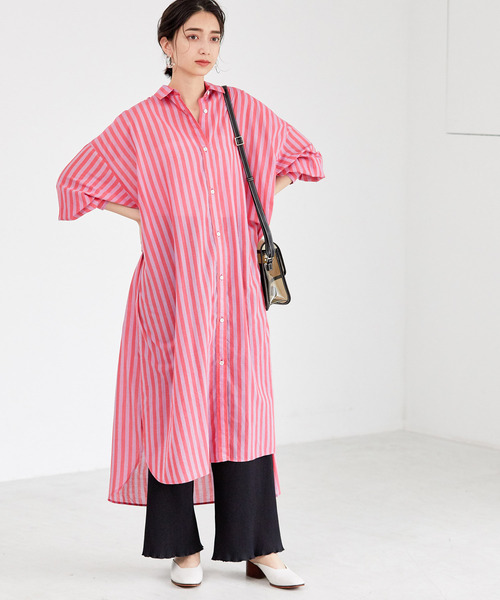 ブランド古着 シャツワンピース シャツワンピース Adam Et Rope アダムエロペ のファッション通販 Zozoused