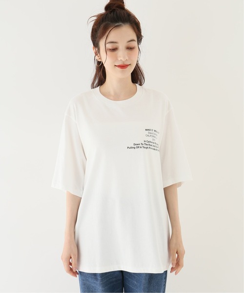 JOHN MASON SMITH(ジョンメイソンスミス)の「【JOHN MASON SMITH /ジョン メイソン スミス】フォトTシャツ(Tシャツ/カットソー・レディース・ライトブルー/ネイビー/イエロー・FREE)」の20枚目の写真