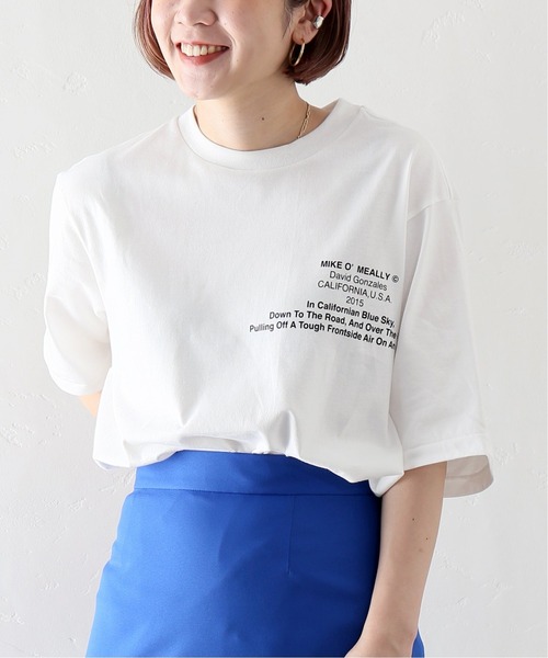 JOHN MASON SMITH(ジョンメイソンスミス)の「【JOHN MASON SMITH /ジョン メイソン スミス】フォトTシャツ(Tシャツ/カットソー・レディース・ライトブルー/ネイビー/イエロー・FREE)」の19枚目の写真