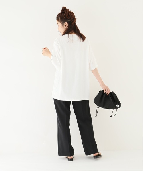 JOHN MASON SMITH(ジョンメイソンスミス)の「【JOHN MASON SMITH /ジョン メイソン スミス】フォトTシャツ(Tシャツ/カットソー・レディース・ライトブルー/ネイビー/イエロー・FREE)」の10枚目の写真