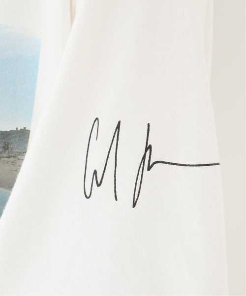 JOHN MASON SMITH(ジョンメイソンスミス)の「【JOHN MASON SMITH /ジョン メイソン スミス】フォトTシャツ(Tシャツ/カットソー・レディース・ライトブルー/ネイビー/イエロー・FREE)」の11枚目の写真