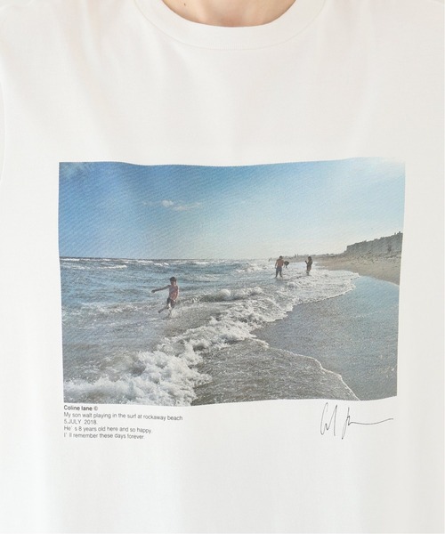 JOHN MASON SMITH(ジョンメイソンスミス)の「【JOHN MASON SMITH /ジョン メイソン スミス】フォトTシャツ(Tシャツ/カットソー・レディース・ライトブルー/ネイビー/イエロー・FREE)」の9枚目の写真
