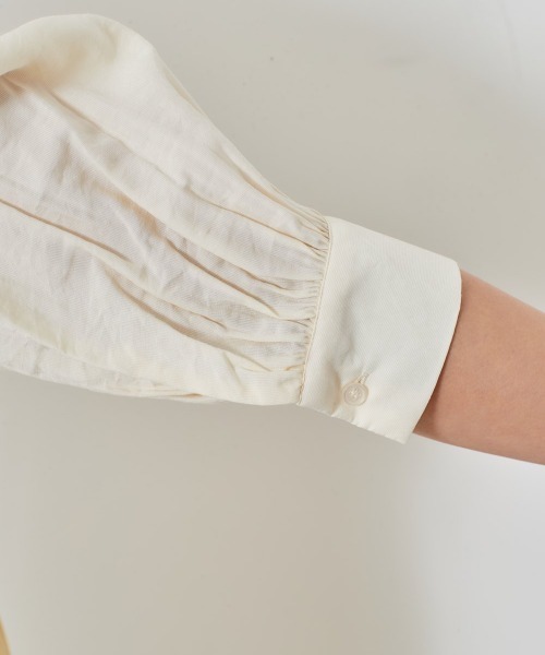 cepo（セポ）の「レース付け襟　パフブラウス　※２ＷＡＹ（シャツ/ブラウス・レディース・ブラック/ベージュ/オフホワイト・M）」の15枚目の写真