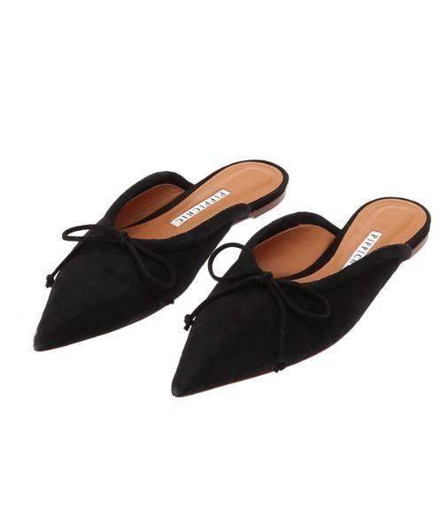 Pippichic(ピッピシック)の「PIPPICHIC Remy MULE(サンダル・レディース・ブラック/ライトベージュ・36/38)」の8枚目の写真