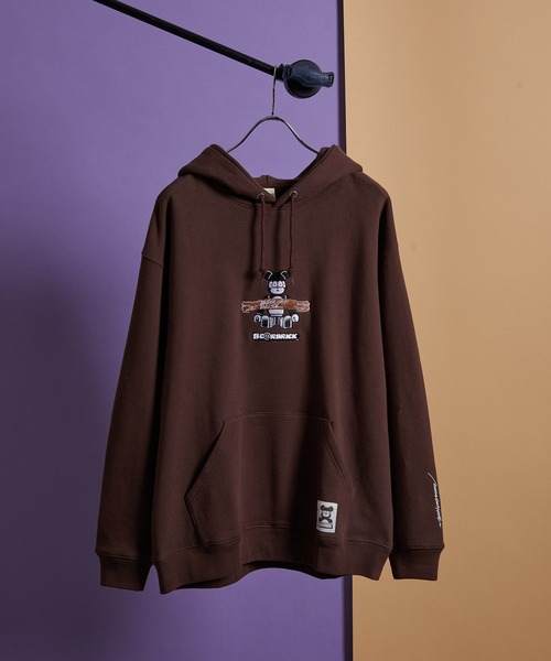 BE@RBRICK(ベアブリック)の「BE@RBRICK×BRIDGE SHIP HOUSEパーカー(パーカー・メンズ・ライトグレー/ブラック/ダークブラウン/ブルー系その他4・LL/M/L)」の1枚目の写真