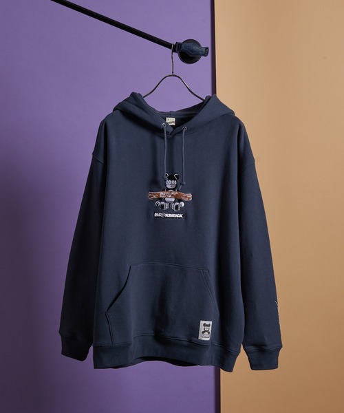 BE@RBRICK(ベアブリック)の「BE@RBRICK×BRIDGE SHIP HOUSEパーカー(パーカー・メンズ・ライトグレー/ブラック/ダークブラウン/ブルー系その他4・LL/M/L)」の4枚目の写真