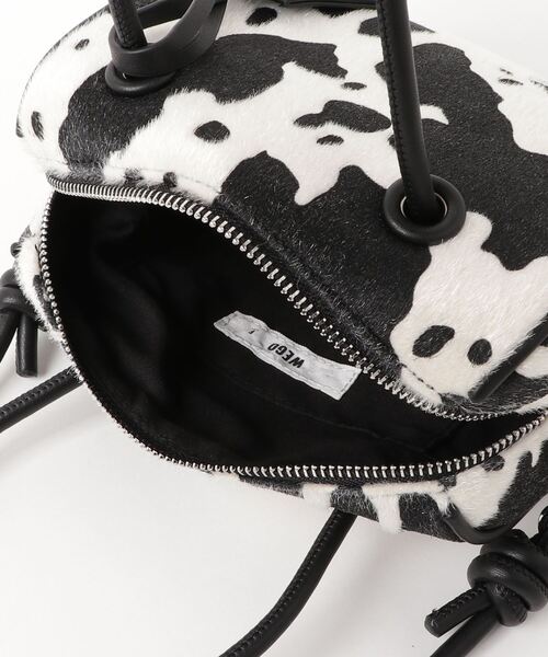 WEGO（ウィゴー）の「WEGO/ハラコミニボストンショルダー（ショルダーバッグ・レディース・ブラック/ブラウン・FREE）」の5枚目の写真