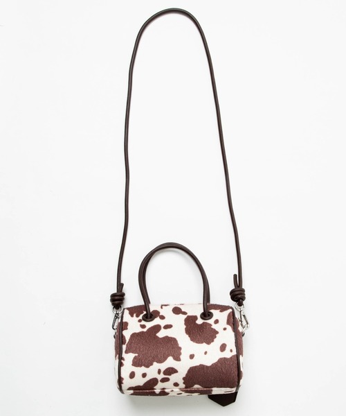 WEGO（ウィゴー）の「WEGO/ハラコミニボストンショルダー（ショルダーバッグ・レディース・ブラック/ブラウン・FREE）」の18枚目の写真