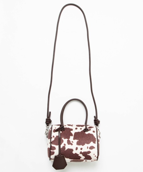 WEGO（ウィゴー）の「WEGO/ハラコミニボストンショルダー（ショルダーバッグ・レディース・ブラック/ブラウン・FREE）」の10枚目の写真