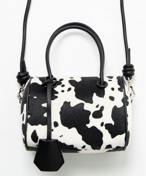 WEGO（ウィゴー）の「WEGO/ハラコミニボストンショルダー（ショルダーバッグ・レディース・ブラック/ブラウン・FREE）」の16枚目の写真