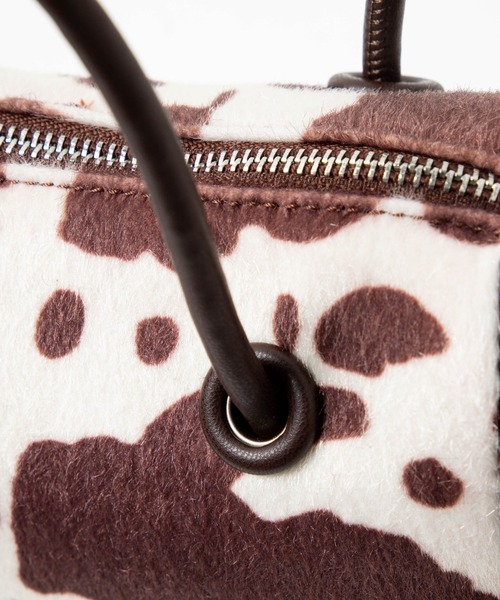 WEGO（ウィゴー）の「WEGO/ハラコミニボストンショルダー（ショルダーバッグ・レディース・ブラック/ブラウン・FREE）」の7枚目の写真