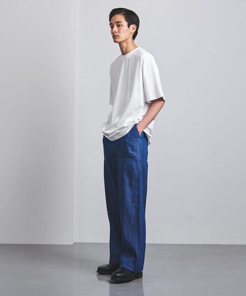 HYKE（ハイク）の「＜HYKE（ハイク）＞ クルーネック Tシャツ ■■■（Tシャツ/カットソー・メンズ・ブラック/オリーブ/ホワイト・5/4）」の11枚目の写真