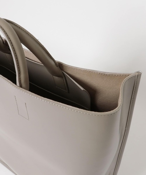 PIENI(ピエニ)の「PIENI TOTE L(トートバッグ・メンズ・ブラック/グレー・-)」の9枚目の写真