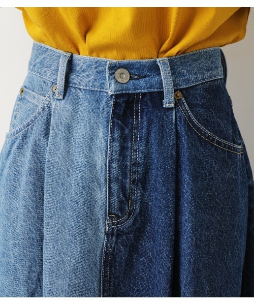 RODEO CROWNS WIDE BOWL（ロデオクラウンズワイドボウル）の「タックデニムマキシスカート（デニムスカート・レディース・ブルー系その他・X-SMALL/MEDIUM/SMALL）」の8枚目の写真