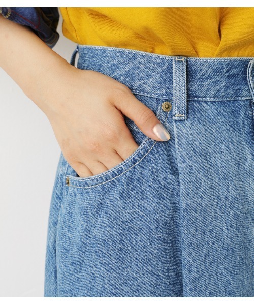 RODEO CROWNS WIDE BOWL（ロデオクラウンズワイドボウル）の「タックデニムマキシスカート（デニムスカート・レディース・ブルー系その他・X-SMALL/MEDIUM/SMALL）」の9枚目の写真