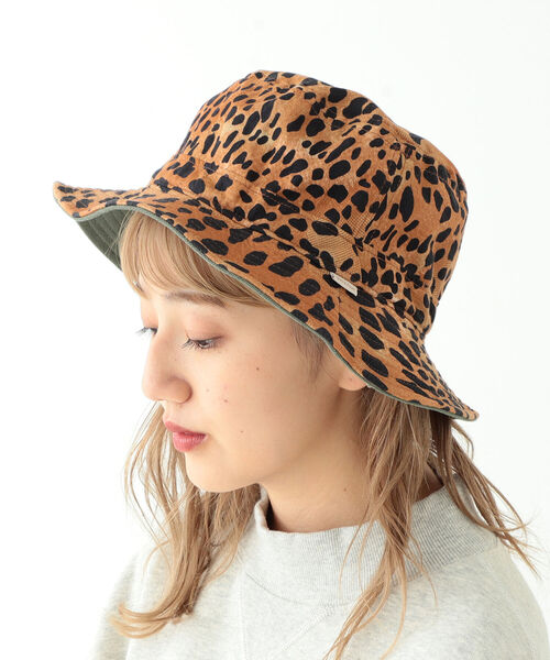 BEAMS BOY（ビームスボーイ）の「BRIXTON / REVERSIBLE PACKABLE BUCKET HAT（ハット・レディース・オリーブ/サックスブルー・XS/S）」の4枚目の写真