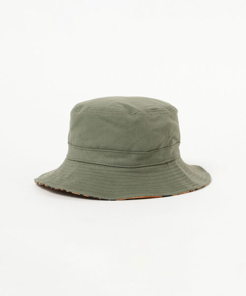 BEAMS BOY（ビームスボーイ）の「BRIXTON / REVERSIBLE PACKABLE BUCKET HAT（ハット・レディース・オリーブ/サックスブルー・XS/S）」の3枚目の写真