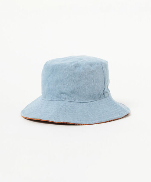BEAMS BOY（ビームスボーイ）の「BRIXTON / REVERSIBLE PACKABLE BUCKET HAT（ハット・レディース・オリーブ/サックスブルー・XS/S）」の9枚目の写真