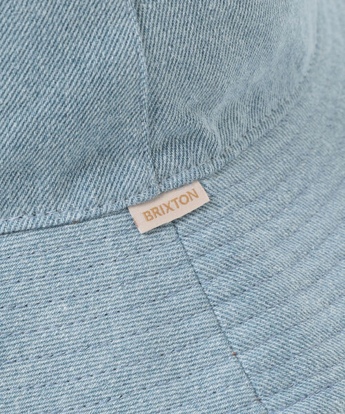 BEAMS BOY（ビームスボーイ）の「BRIXTON / REVERSIBLE PACKABLE BUCKET HAT（ハット・レディース・オリーブ/サックスブルー・XS/S）」の10枚目の写真
