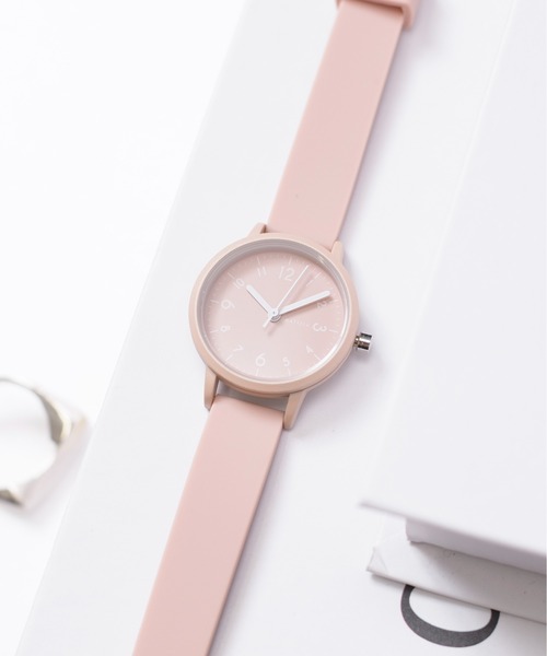 SETUP7（セットアップセブン）の「【SETUP7】スモーキーカラー　ソダーウォッチ ミニ YM006 FW（アナログ腕時計・レディース・ホワイト/ブラック/グレー/ピンク/ブルー・FREE）」の5枚目の写真