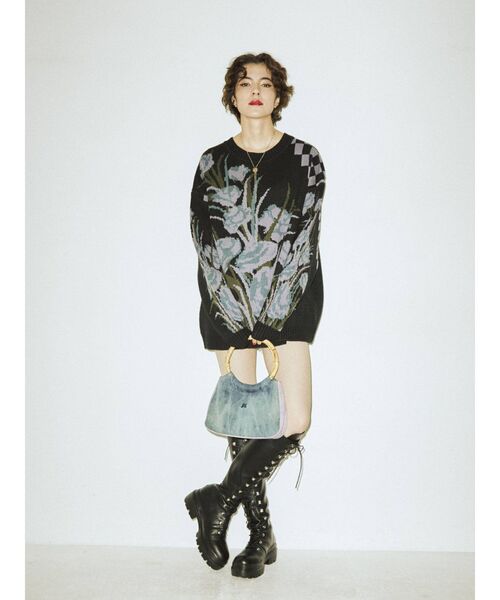 jouetie(ジュエティ)の「バンブーハンドル BAG(ハンドバッグ・レディース・ブラック/ピンク/ブルー・FREE)」の18枚目の写真