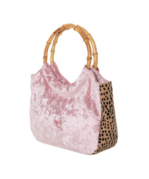 jouetie(ジュエティ)の「バンブーハンドル BAG(ハンドバッグ・レディース・ブラック/ピンク/ブルー・FREE)」の21枚目の写真