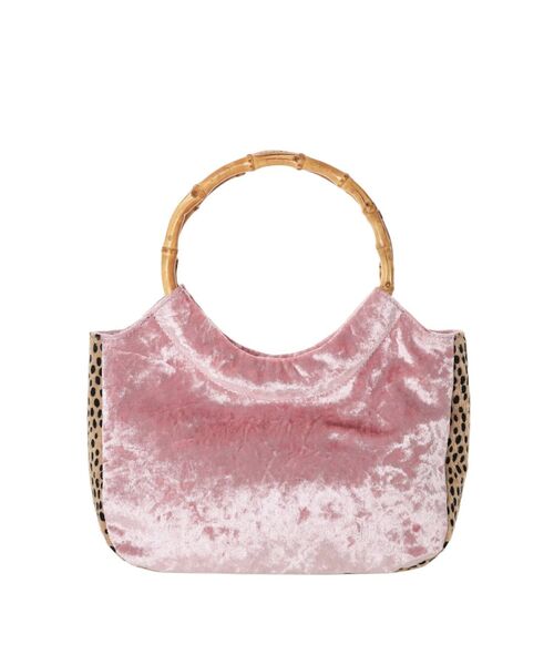jouetie(ジュエティ)の「バンブーハンドル BAG(ハンドバッグ・レディース・ブラック/ピンク/ブルー・FREE)」の9枚目の写真
