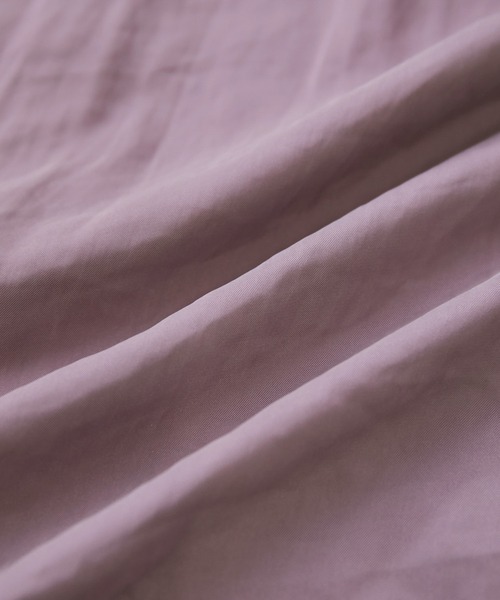 ROPE'（ロペ）の「カッセンサテンピンタックスリーブブラウス（シャツ/ブラウス・レディース・ホワイト/ブラウン系その他/ダークパープル・38）」の16枚目の写真