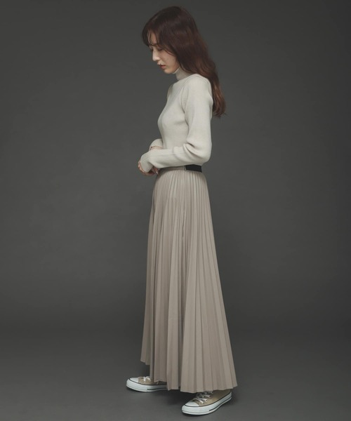 SENSE OF PLACE by URBAN RESEARCH(センスオブプレイスバイアーバンリサーチ)の「ストレッチリブタートルネックセーター(ニット/セーター・レディース・ブラック/ブラウン/ピンク/アイボリー・ONE)」の14枚目の写真