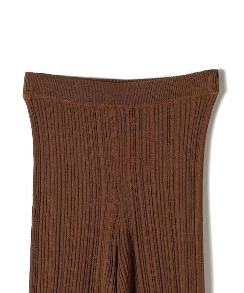 SHIPS(シップス)の「ランダムリブニットレギンスパンツ(レギンス/スパッツ・レディース・ブラウン/ブラック・ONE SIZE)」の6枚目の写真