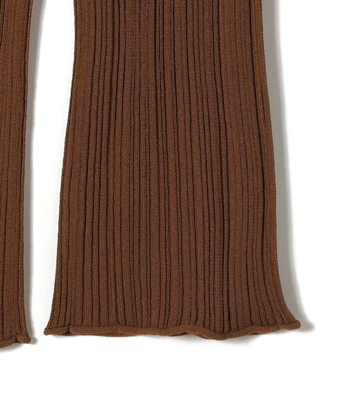 SHIPS(シップス)の「ランダムリブニットレギンスパンツ(レギンス/スパッツ・レディース・ブラウン/ブラック・ONE SIZE)」の7枚目の写真