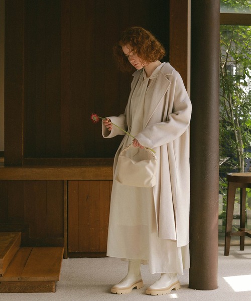 EFOLE（エフォル）の「ギャザーハンドル バッグ（ハンドバッグ・レディース・ブラック/オフホワイト・FREE）」の13枚目の写真