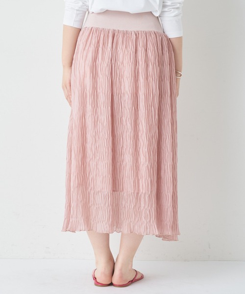 BONbazaar（ボンバザール）の「ランダムプリーツスカート（スカート・レディース・サックスブルー/サーモンピンク・FREE）」の19枚目の写真