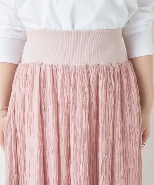 BONbazaar（ボンバザール）の「ランダムプリーツスカート（スカート・レディース・サックスブルー/サーモンピンク・FREE）」の20枚目の写真