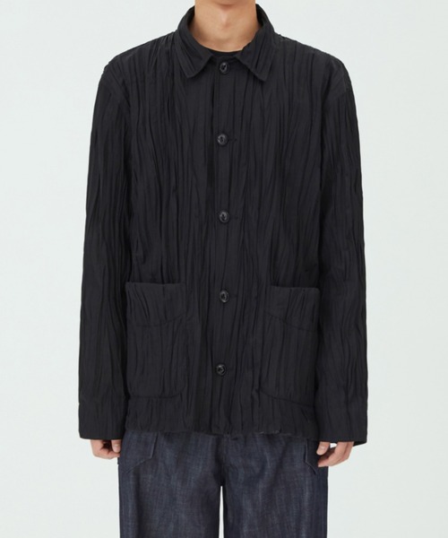 VIVASTUDIO（ビバスタジオ）の「SHIRTS JACKET（シャツ/ブラウス・メンズ・ブラック/グレー/ブラック系・MEDIUM/LARGE）」の3枚目の写真