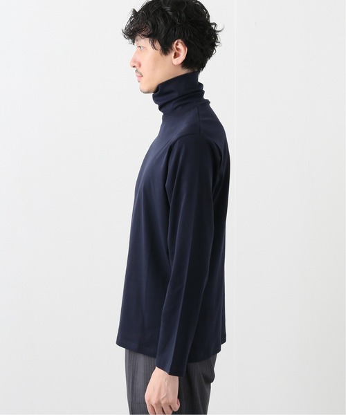 417 EDIFICE（フォーワンセブンエディフィス）の「ライトスムース タートルネックロングスリーブ（Tシャツ/カットソー・メンズ・ホワイト/ブラック/ベージュ/ネイビー・SMALL/MEDIUM/LARGE/X-LARGE）」の15枚目の写真